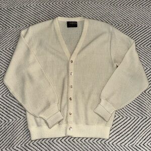 Pine State Classic Cream Cardigan Sweater